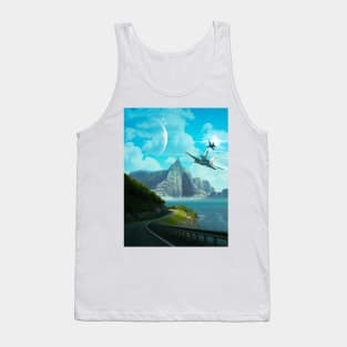 Jets Over The Road Tank Top